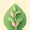 有機JASマークと葉のイラスト